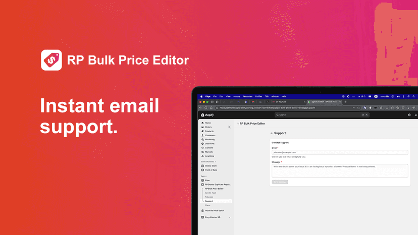 Instant email support