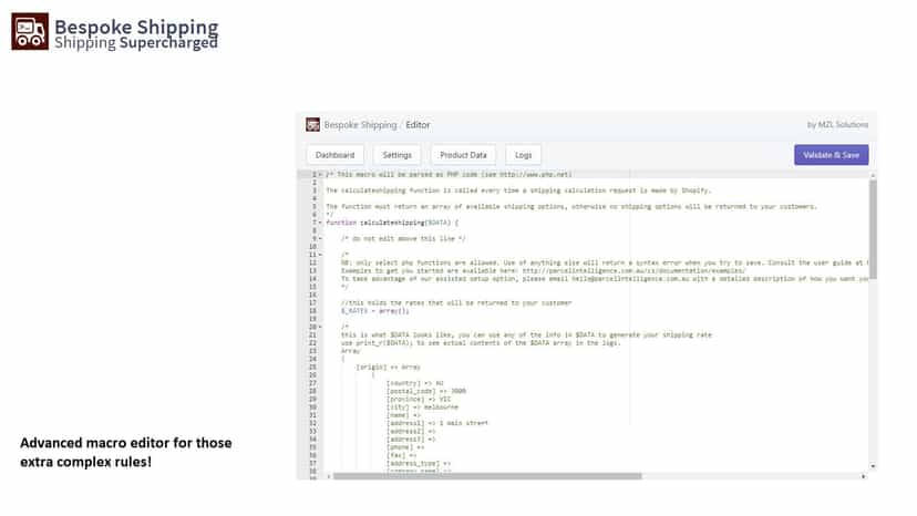 Advanced macro editor for those really complex rules!