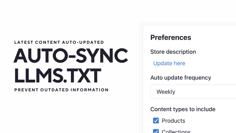 Automatic sync to keep latest information indexed by AI tools