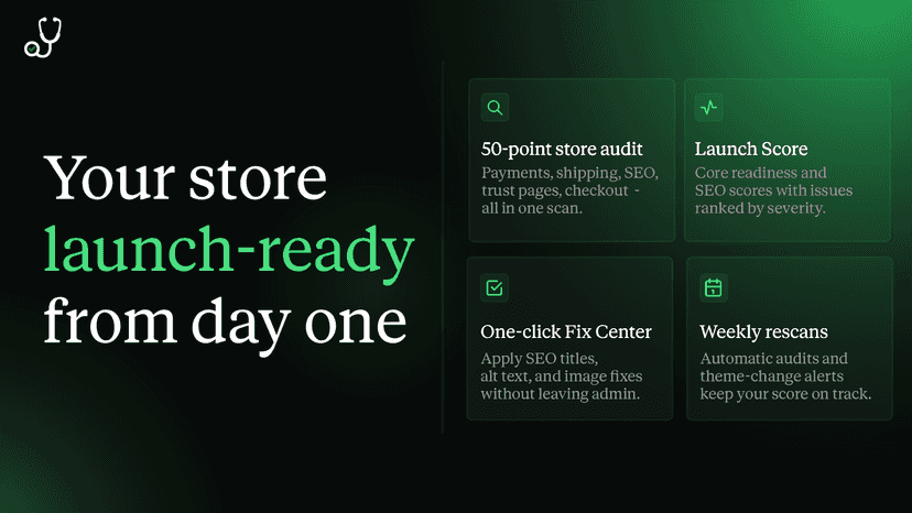 Launch Doctor app features overview for stores
