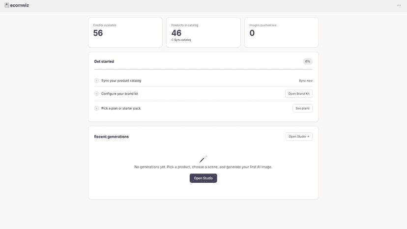 Sync all products from your store on one click