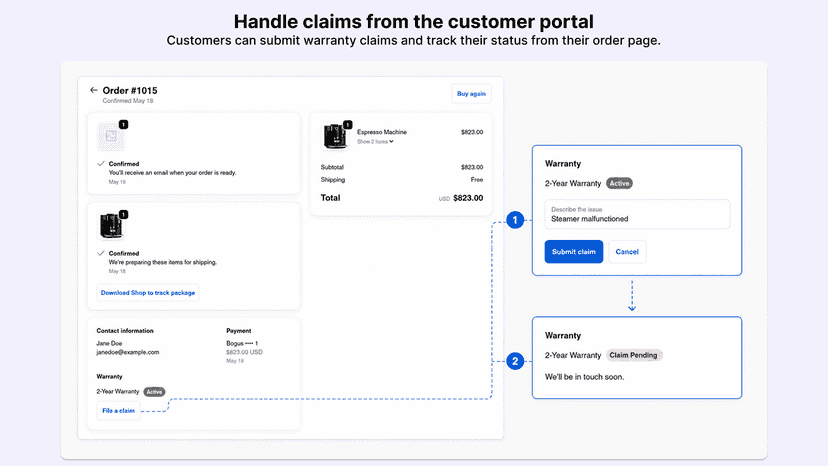 Claims portal & automation