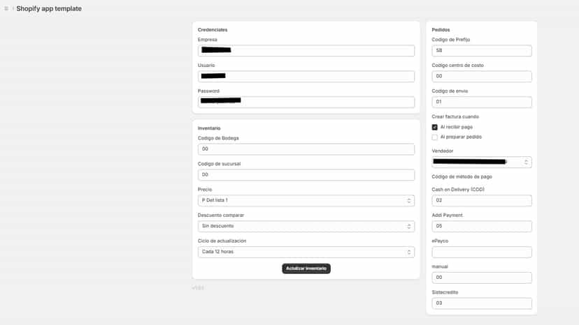 configuracion