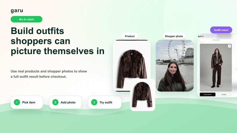 Product page try-on preview