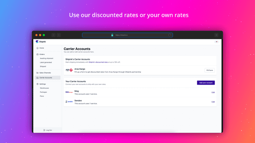 Use our discounted rates