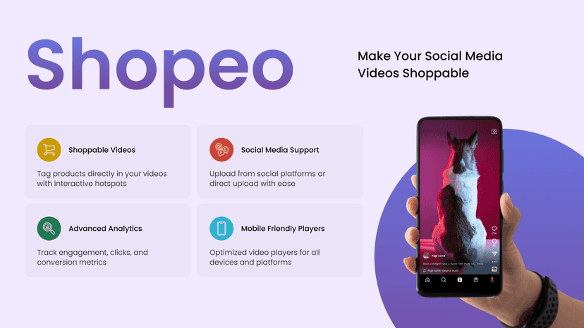 Shopeo - Shoppable Videos