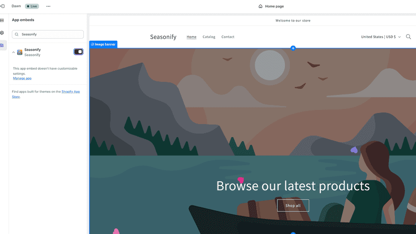 Theme App Embed