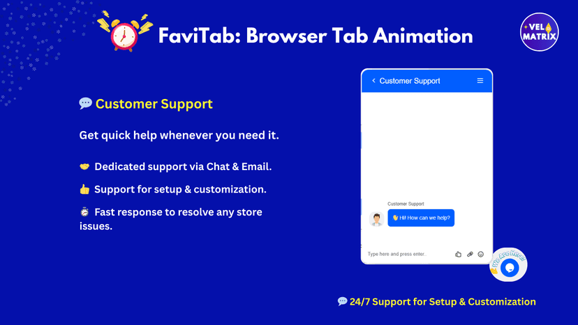 free full setup & customization support