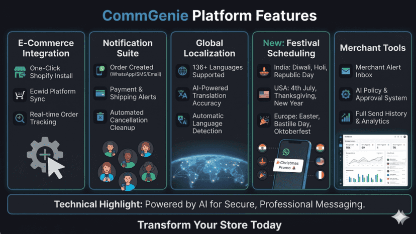 Features and USP of CommGenie AI