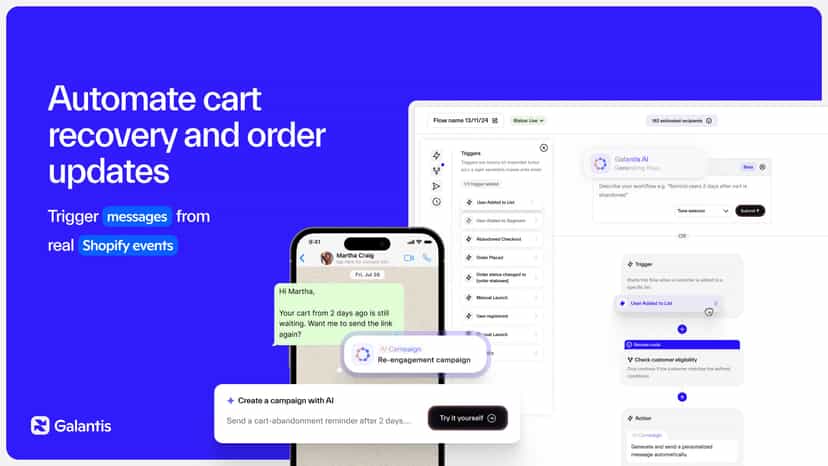 WhatsApp marketing automation flows for Shopify