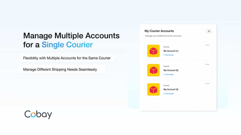 Multiple Accounts for Single Courier Partner