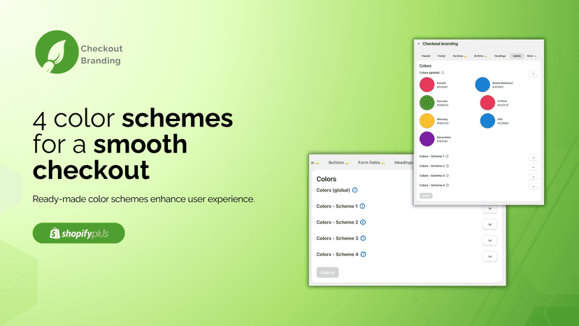 Define you 4 color schemes
