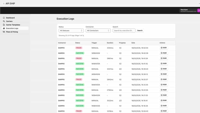 xecution Logs