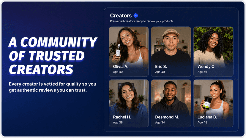 A community of trusted creators