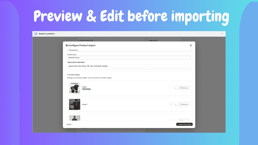 Poky-fy Import & Copy Products