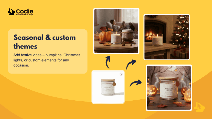 seasonal and custom themes with ai photo studio app on shopify