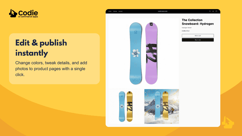 edit and publish images with just one click with ai photo studio