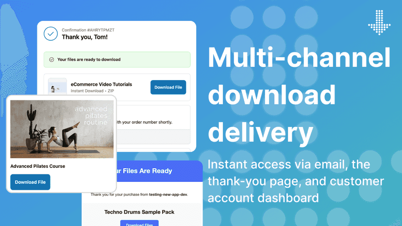 multi channel download delivery