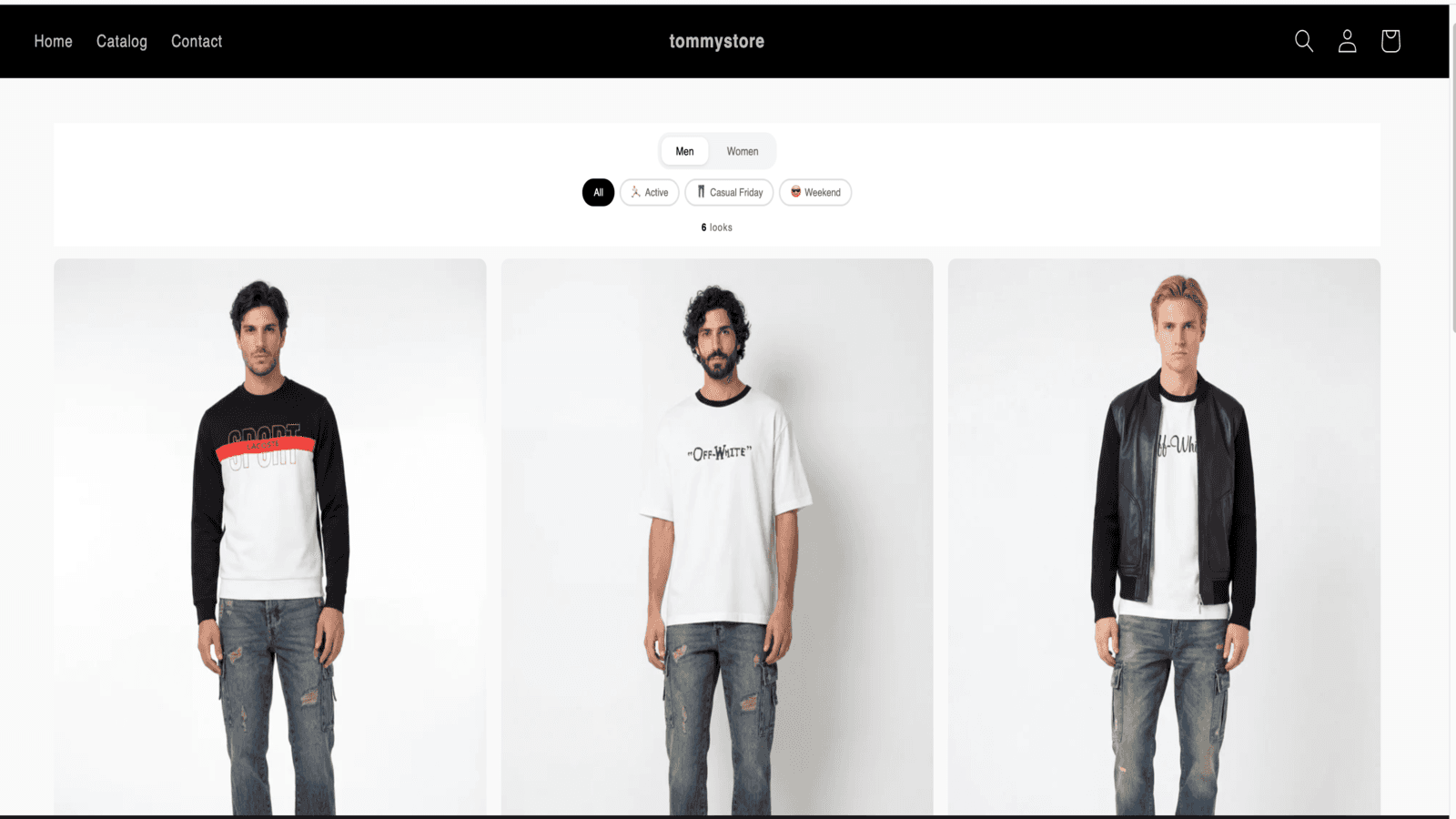 outfit dedicated page