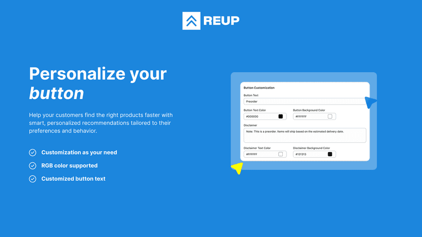 Reup - Back in Stock, Preorder