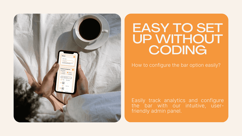How to configure the bar option easily?
