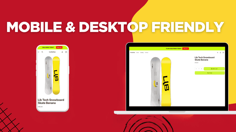 Works on Mobile & Desktop