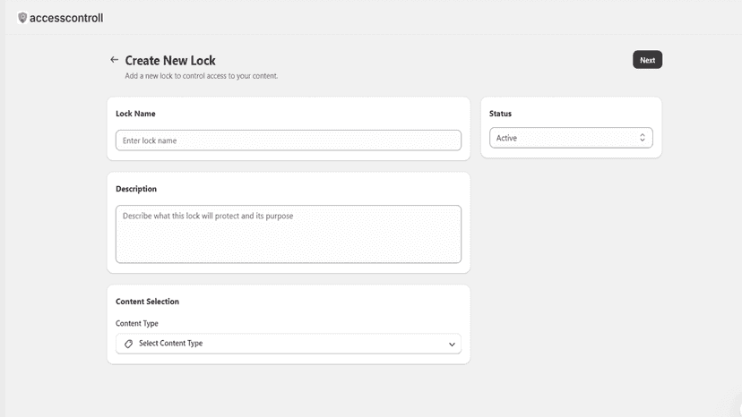 Lock Page