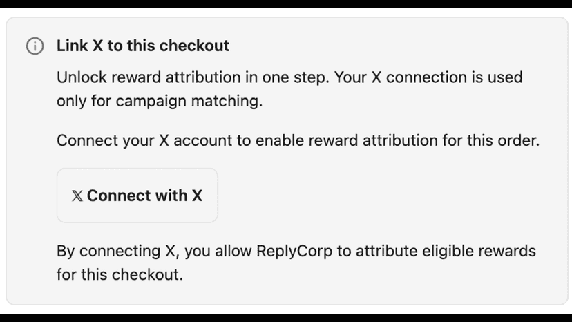 Checkout extension