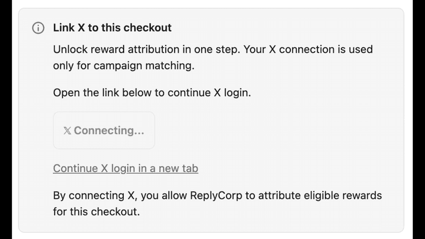 Checkout extension