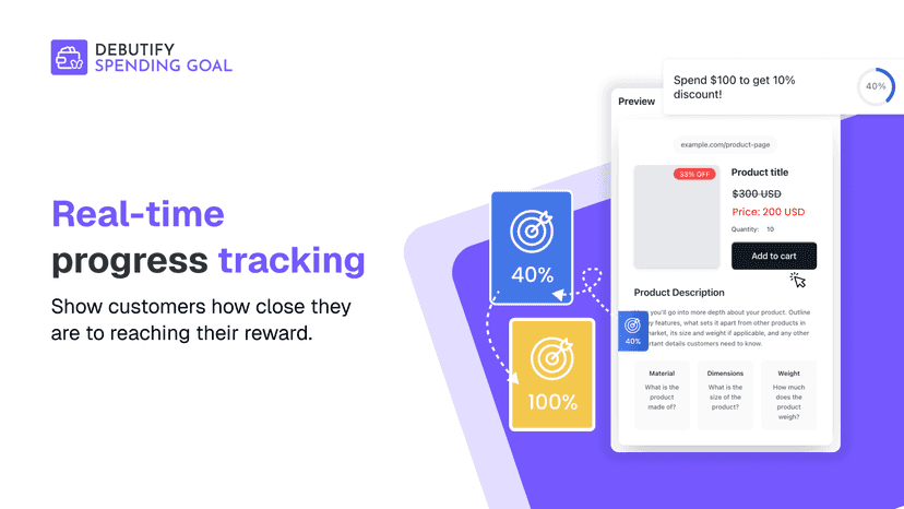 Real-time progress tracking