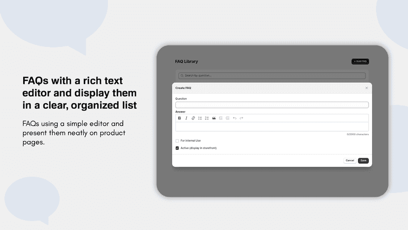 faq create