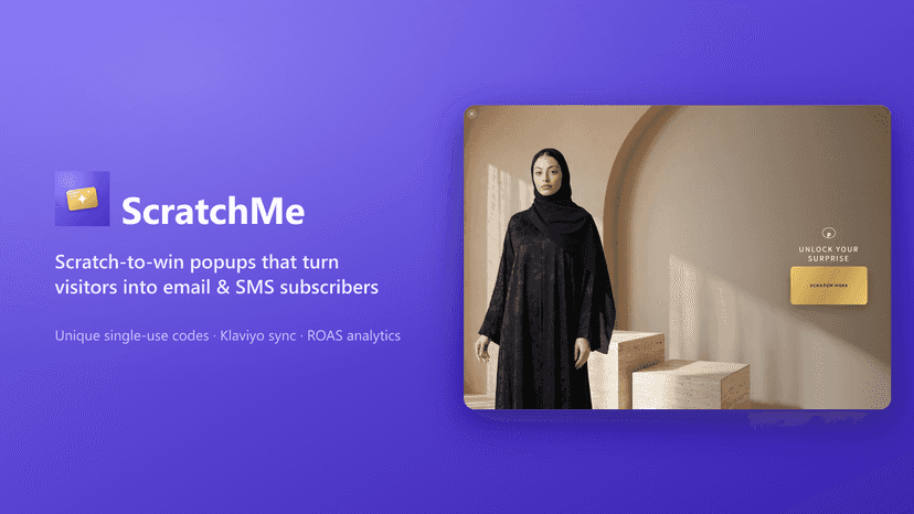 The scratch‑to‑win popup that grows your email & SMS list