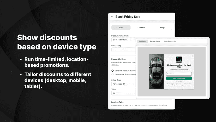 discounts on device type