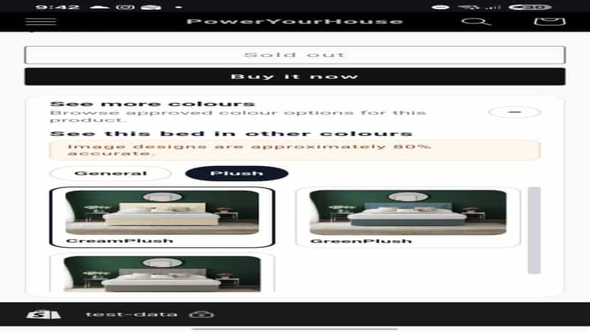 Product preview on Mobile