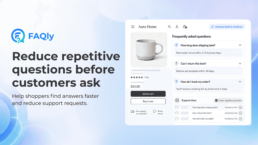 Storefront FAQs that reduce repetitive support questions