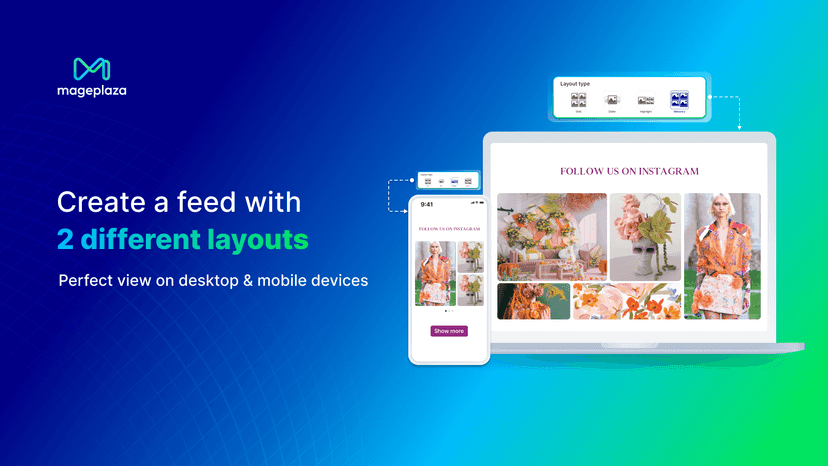 Create a feed with 2 different layouts