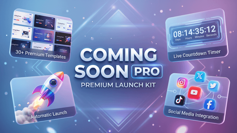 Coming Soon Maintenance Page