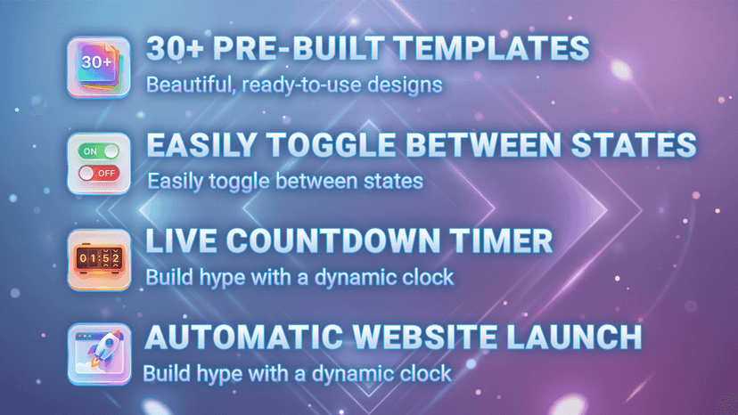 Coming Soon Maintenance Page