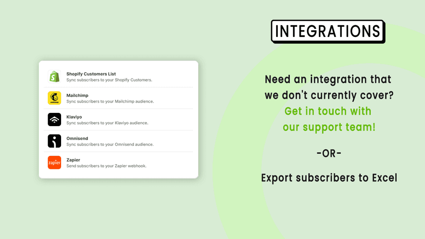 marketing integrations
