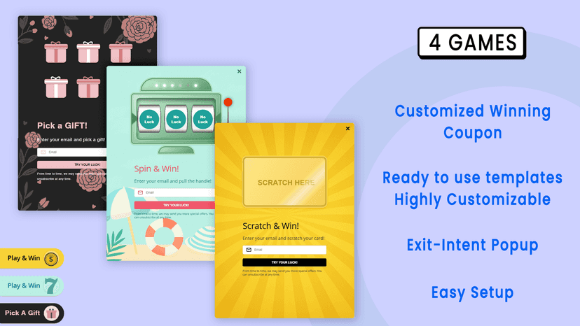collect email popups