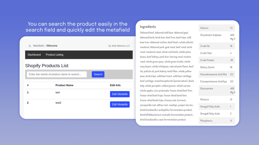 easy metafield banner
