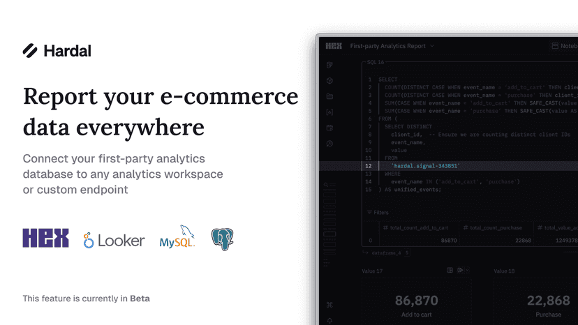 Connect your first-party analytics database to everywhere