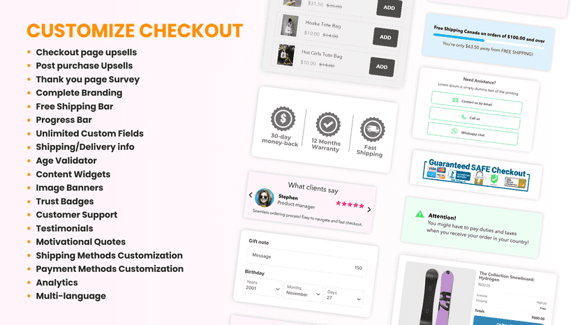 Checkout Extensibility MT Shopify App