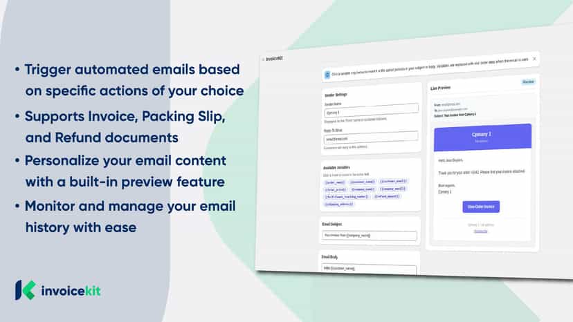 Email Automation – Automatically send and track emails with PDF