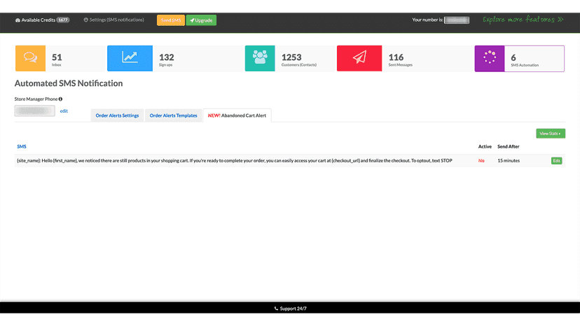 Boost your sales with SMS Notifications for any Order Status