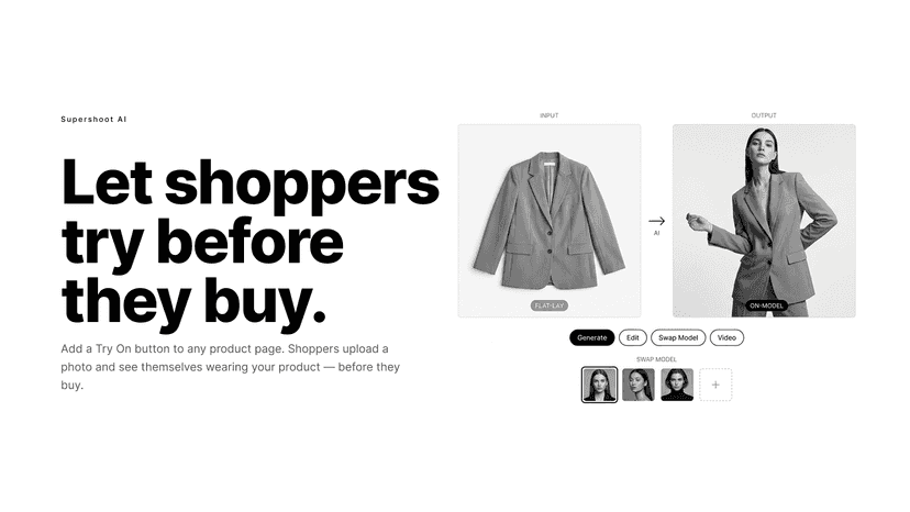 Let shoppers try on products before they buy