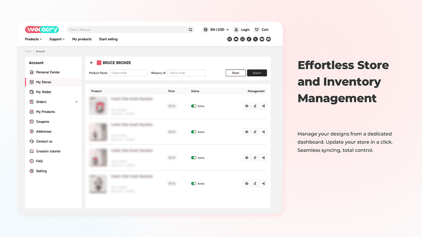 Easy store and inventory management
