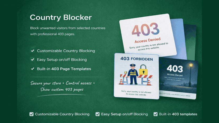 Block countries with custom 403 pages - Geo Redirect Xpert