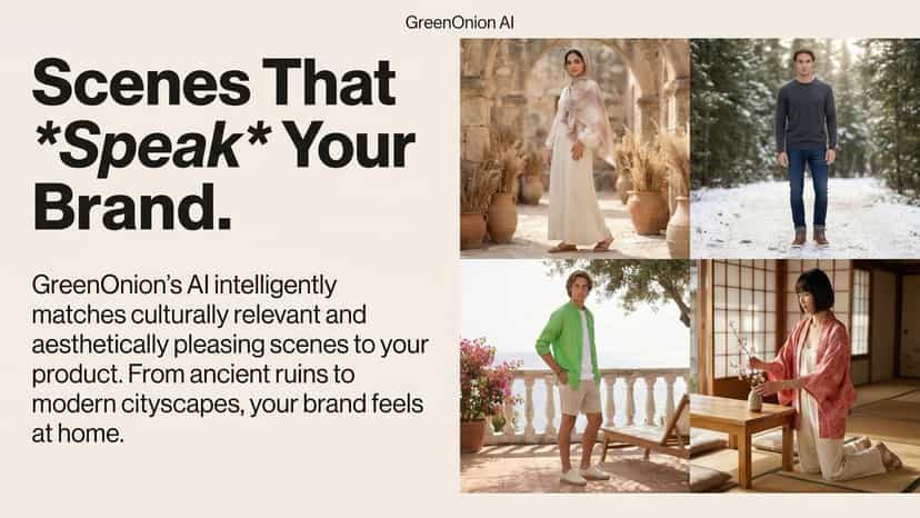 AI matches scenes to your product's brand and culture