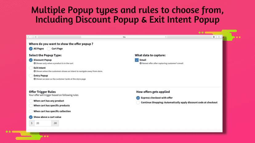 Discount popup for Shopify